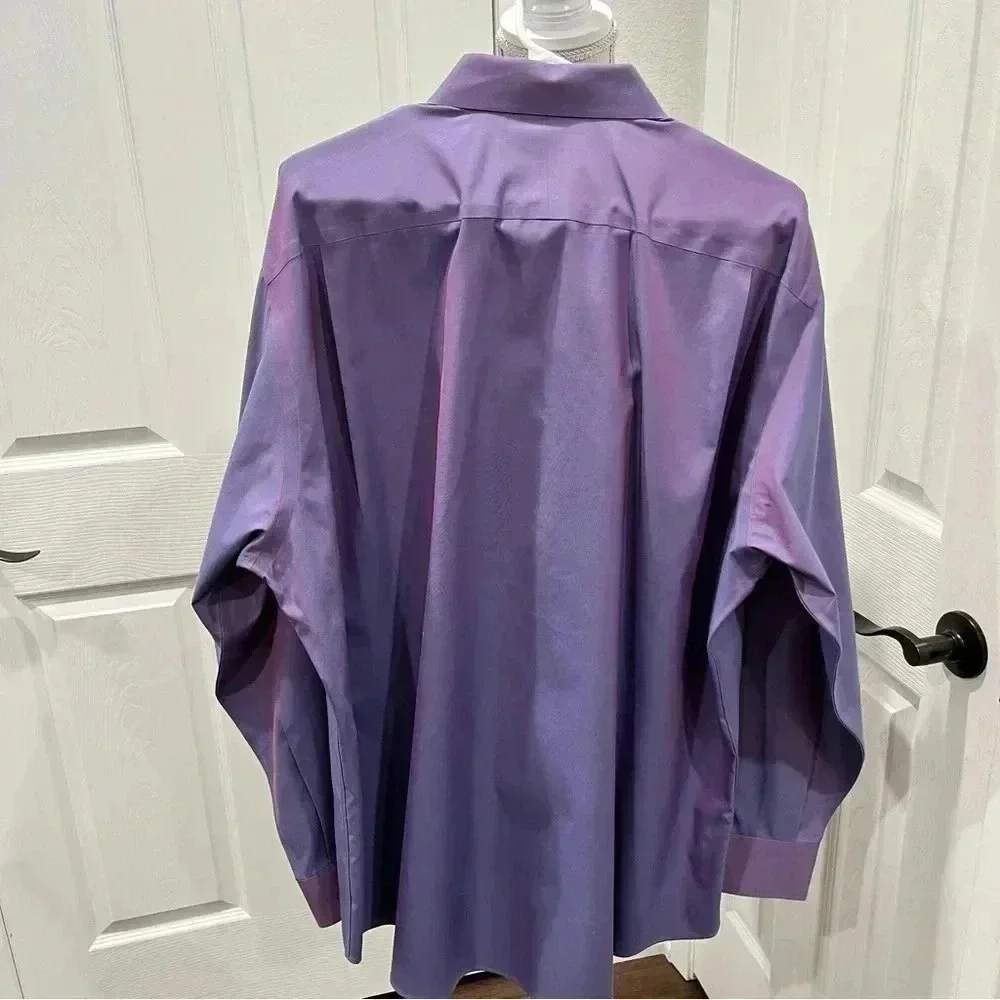 Nordstrom NWOT wrinkle free cotton organic cotton blend button down dress shirt